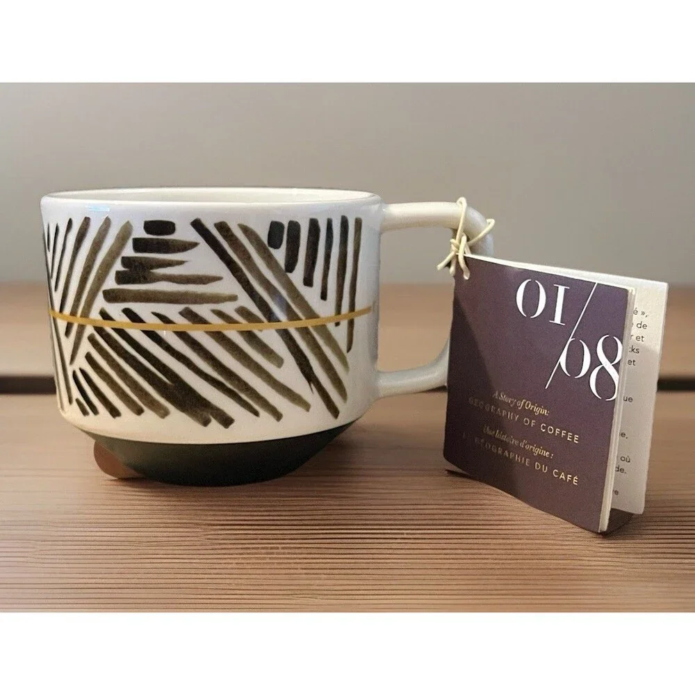Starbucks Artisan Series 01/08 Geography Origin Coffee Story 12oz Mug 2014